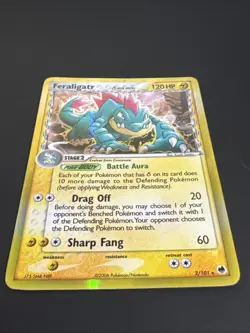 Pokemon Feraligatr 2/101 EX Dragon Frontiers Delta Species Holo Rare Card - Image 3