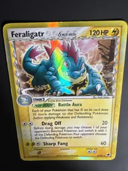 Pokemon Feraligatr 2/101 EX Dragon Frontiers Delta Species Holo Rare Card - Image 4