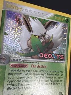 Shiftry 25/107 EX Deoxys Reverse Holo Stamped Pokemon TCG Vintage LP/NM - Image 5