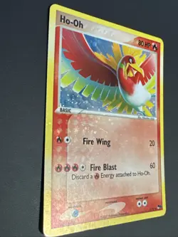 Pokemon Ho-Oh 1/17 Holo Rare Pop Series 5 W/ HOLO BLEED Error - Image 4