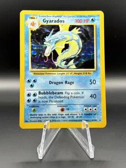 Gyarados - 6/102 - Pokemon Base Set 1999 Rare Holo Vintage WOTC MP - Image 1