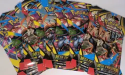 Mega Evolution Sleeved Booster Pack X10 - Sealed Pokemon Blister Pack Lot Of 10 - Image 1