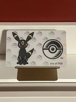 UNGRADED Pokemon Center x Bear Walker Umbreon Skateboard COA - Image 1