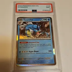 Pokemon Gyarados Holo 130/165 Scarlet & Violet 151 PSA 9 2023 - Image 1