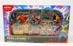 Set of 2 - Pokemon TCG Mega Lucario ex Figure Collection Box Factory Sealed - Image 3