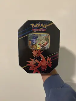 Pokemon TCG: Crown Zenith Tin Galarian Zapdos New-Factory Sealed - Image 1