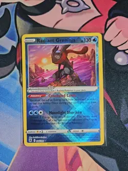 Radiant Greninja ⭐ 046/189 Holo Radiant Rare Astral Radiance 2022 Pokemon NM - Image 1