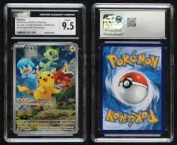 Pikachu (Paldea Evolved ETB) Pokemon Scarlet & Violet Black Star Promo CGC 9.5 - Image 3