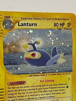 Pokemon TCG 2002 Aquapolis Lanturn H15/H32 Holo Rare NM Condition - Image 4