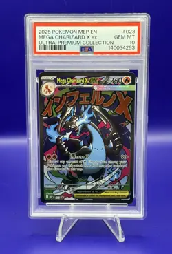 Mega Charizard X ex 023 Ultra Premium Collection Pokemon PSA 10 - Image 1