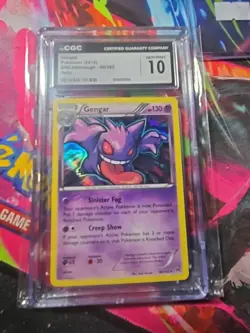2015 POKEMON XY #60 GENGAR HOLO BREAKTHROUGH MINT CGC 10 HOLO RARE - Image 1
