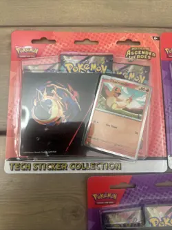 Pokemon Ascended Heroes Tech Sticker Collection Sealed Packs Lot of 3 - Image 2