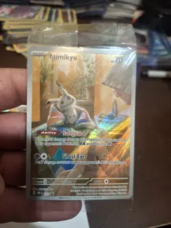 SEALED Pokemon Mimikyu SVP 075 - Holo Black Star Promo - Image 2