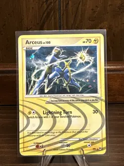 Pokemon TCG Arceus AR6 Arceus Rare Holo LP - Image 1