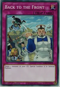 Back to the Front - EGS1-EN038 - Common 1st Edition Yugioh - Image 1