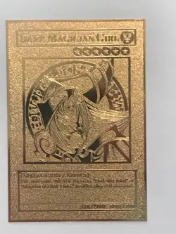 Yu-Gi-Oh Dark Magician Girl English Golden Metal Card Custom Made - Image 1