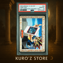 PSA10 AMADA YU-GI-OH! TOEI ANIMATION TRADING COLL #22 YAMI YUGI 1998 - Image 1