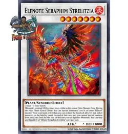 Yugioh! 1x Elfnote Seraphim Strelitzia BPRO-EN040 Ultra Rare 1st Ed NM - Image 1