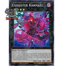 Yugioh! 1x Exosister Karmael BPRO-EN044 Ultra Rare 1st Ed NM - Image 1