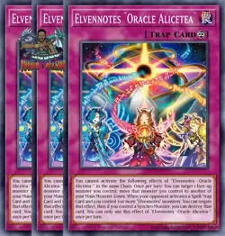 Yugioh! 3x Elfnotes: Aristeia of Trust BPRO-EN071 Common 1st Ed NM - Image 1