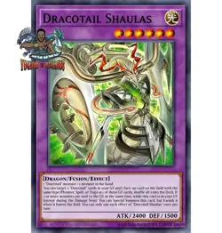 Yugioh! 1x Dracotail Shaulas BPRO-EN037 Ultra Rare 1st Ed NM - Image 1