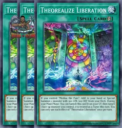 Yugioh! 3x Theorealize Liberation BPRO-EN058 Common 1st Ed NM - Image 1