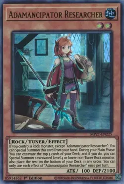 Adamancipator Researcher - MP21-EN225 - Ultra Rare - 1st Edition Yugioh - Image 1