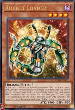 BPRO-EN001 Rokket Loader Ultra Rare 1st Edition YuGiOh Preorder - Image 1