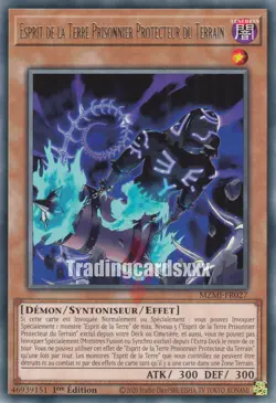 Yu-Gi-Oh! Esprit de la Terre Prisonnier Protecteur du Terrain : R MZMI-FR027 - Image 1