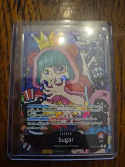 Sugar Alt Art Leader (003) Parallel OP10-003 Royal Blood Foil - Image 1