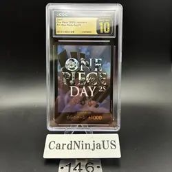 CGC PRISTINE 10 ONE PIECE DAY'25 10 DON !! Card Promo Premium Card Collection - Image 1
