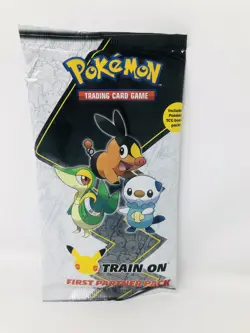 Pokemon TCG First Partner Pack - Unova 3 Jumbo Cards + 2 Booster Packs 820650809644 - Image 1
