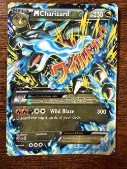 Pokemon TCG Mega M Charizard EX Flashfire Holo Ultra Rare Card 69/106 XY MP - Image 1