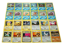 24 Assorted Pokemon Cards Lot 20 First Editions Vintage 3 Halo 1 Trainer English - Image 3
