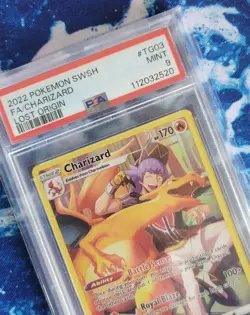 FA Charizard #TG03 PSA 9 English Pokemon Lost Origin Card - Image 2