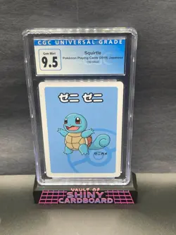 💧 CGC 9.5 Squirtle Japanese Old Maid Playing Card 2019 Gem Mint Pokemon - Image 1