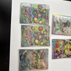Pokemon Card Lot 5 Japanese Inferno IR Cyclizar Ludicolo Ambipom Flygon NM - Image 1