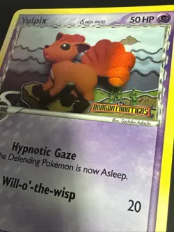 Vulpix 70/101 Reverse Holo Stamped Pokemon Card 2006 Dragon Frontiers NM - Image 2