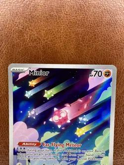Pokemon TCG Minior Card 201/182 Paradox Rift Holo Illustration Rare NM Condition - Image 2