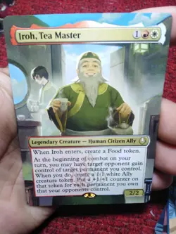 Iroh, Tea Master MTG Avatar The Last Airbender Hand Painted Extended Altered Art - Image 2