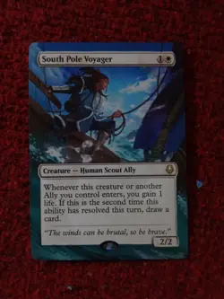South Pole Voyager MTG Avatar: The Last Airbender Hand Painted Full Altered Art - Image 2