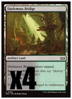MTG | Darkmoss Bridge (x4 Playset) | (NM) Commander: Duskmourn - Image 1