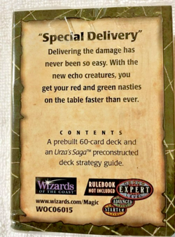 Magic the Gathering MTG Urza's Saga Preconstructed Deck Special Delivery Sealed - Image 2