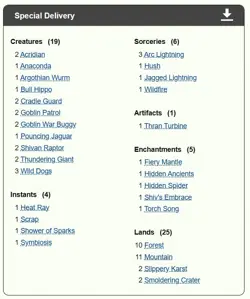 Magic the Gathering MTG Urza's Saga Preconstructed Deck Special Delivery Sealed - Image 3