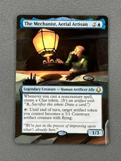 The Mechanist, Aerial Artisan Avatar The Last Airbender Hand Painted Altered Art - Image 1