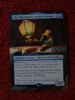 The Mechanist, Aerial Artisan Avatar The Last Airbender Hand Painted Altered Art - Image 2