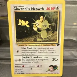 Pokemon TCG Gym Challenge - Giovanni's Meowth 43/132, Misty's Poliwag 89/132 - . - Image 1