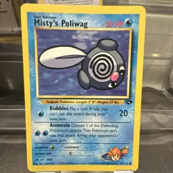 Pokemon TCG Gym Challenge - Giovanni's Meowth 43/132, Misty's Poliwag 89/132 - . - Image 3