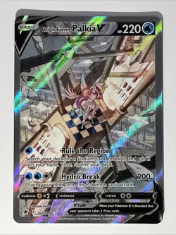 Origin Forme Palkia v 167/189 Pokemon Astral Radiance Alternative Art Rare NM- - Image 1
