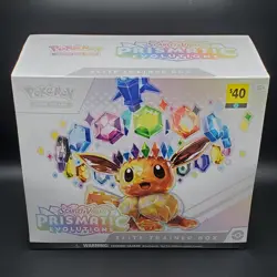 Prismatic Evolutions - Elite Trainer Box (ETB) - Pokemon TCG - New & Sealed #A75 - Image 1